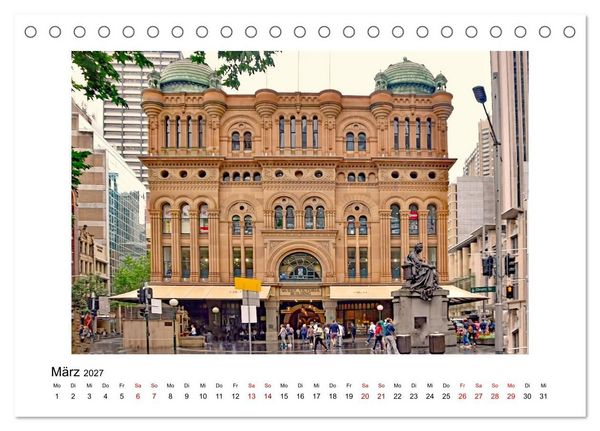 Produktbild: Sydney - beeindruckende Metropole (Tischkalender 2027 DIN A5 quer), CALVENDO Monatskalender