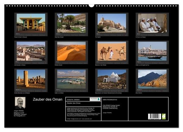 Produktbild: Zauber des Oman (Wandkalender 2027 DIN A2 quer), CALVENDO Monatskalender