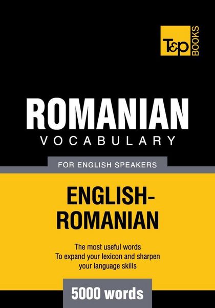Produktbild: Romanian vocabulary for English speakers - 5000 words