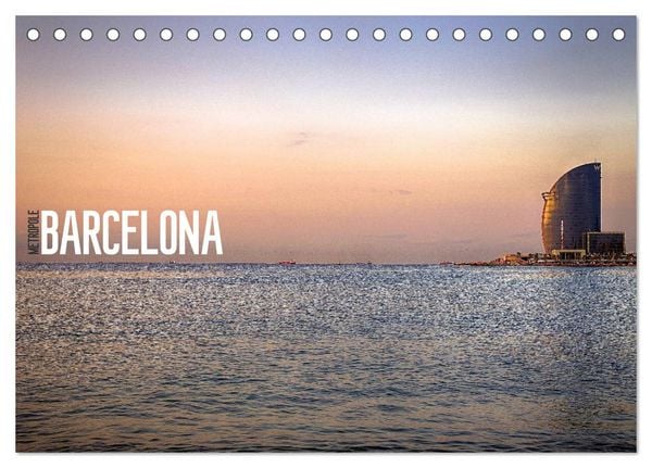 Produktbild: Metropole Barcelona (Tischkalender 2026 DIN A5 quer), CALVENDO Monatskalender