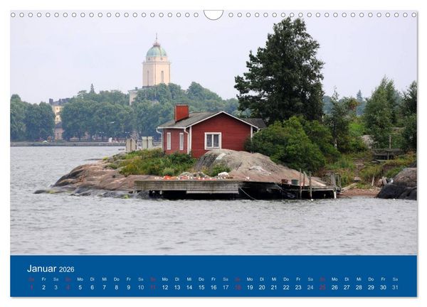 Produktbild: Helsinki im Auge des Fotografen (Wandkalender 2026 DIN A3 quer), CALVENDO Monatskalender