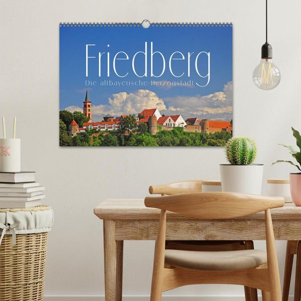 Produktbild: Friedberg. Die altbayerische Herzogstadt (Wandkalender 2026 DIN A3 quer), CALVENDO Monatskalender