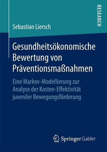 Produktbild: Gesundheits&ouml;konomische Bewertung von Pr&auml;ventionsma&szlig;nahmen