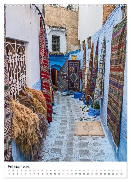 Produktbild: Marokko - Chefchaouen (hochwertiger Premium Wandkalender 2026 DIN A2 hoch), Kunstdruck in Hochglanz