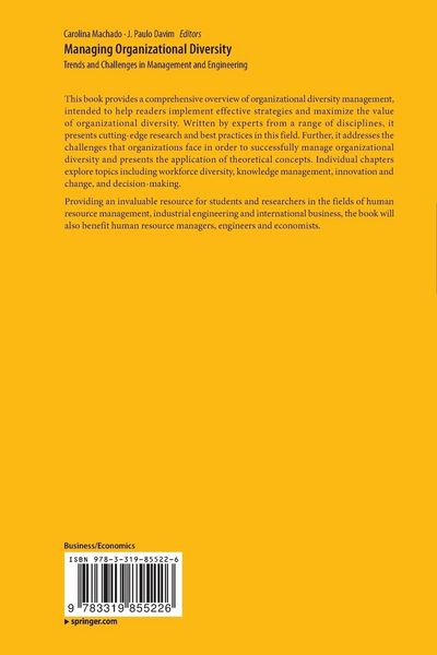 Produktbild: Managing Organizational Diversity