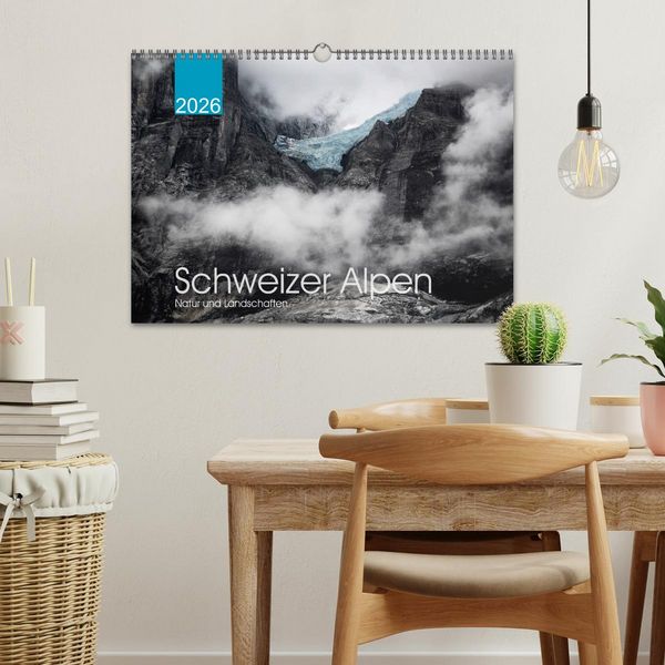 Produktbild: Schweizer Alpen. Natur und Landschaften (Wandkalender 2026 DIN A3 quer), CALVENDO Monatskalender