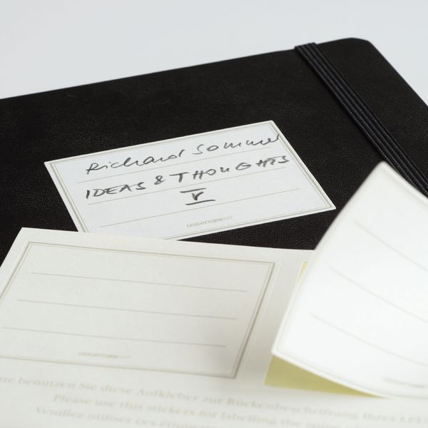 Produktbild: Notizbuch Medium A5 blanko Softcover schwarz