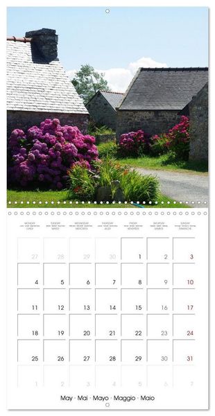 Produktbild: Le village de Rostudel (Calendrier mural carr&eacute; 2026 30x30 cm) Calendrier double avec une page pour vos prises de notes