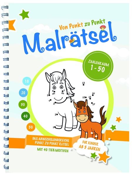 Produktbild: Von Punkt zu Punkt Malr&auml;tsel &ndash; 1 bis 50
