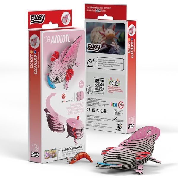 Produktbild: EUGY - 3D Bastelset Axolotl