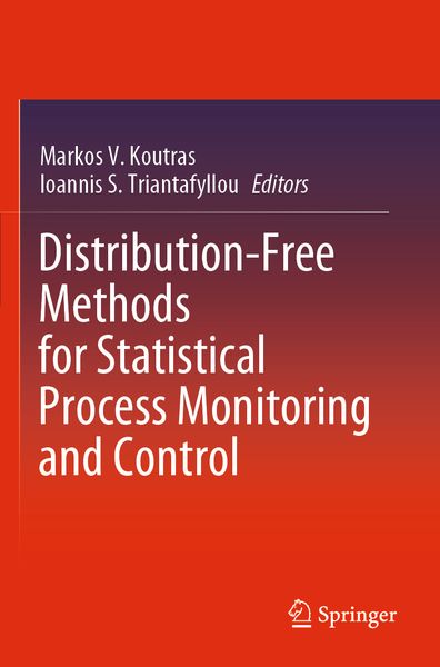 Produktbild: Distribution-Free Methods for Statistical Process Monitoring and Control