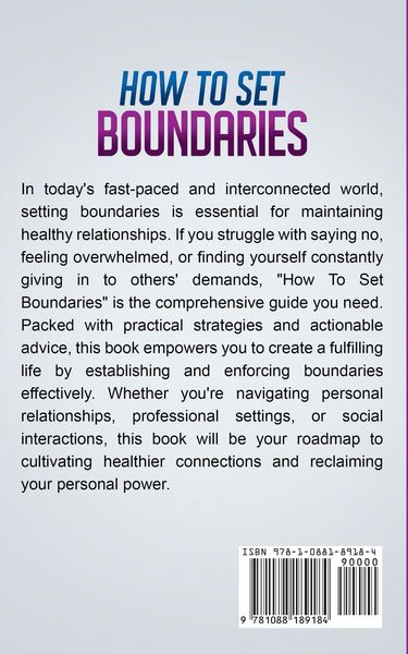 Produktbild: How To Set Boundaries