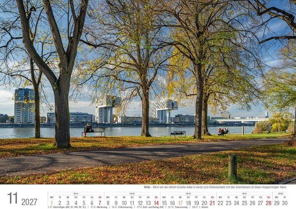 Produktbild: K&ouml;ln 2027 Bildkalender A4 quer, spiralgebunden
