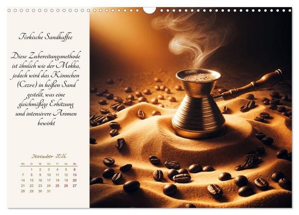 Produktbild: KI - Kaffee und Genuss 12 Monate im Aroma (Wandkalender 2026 DIN A3 quer), CALVENDO Monatskalender