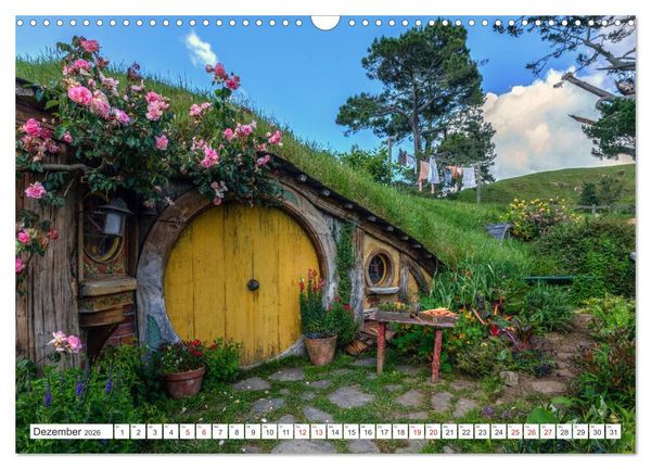 Produktbild: Neuseeland Nordinsel - Das Land der Hobbits und Vulkane (Wandkalender 2026 DIN A3 quer), CALVENDO Monatskalender