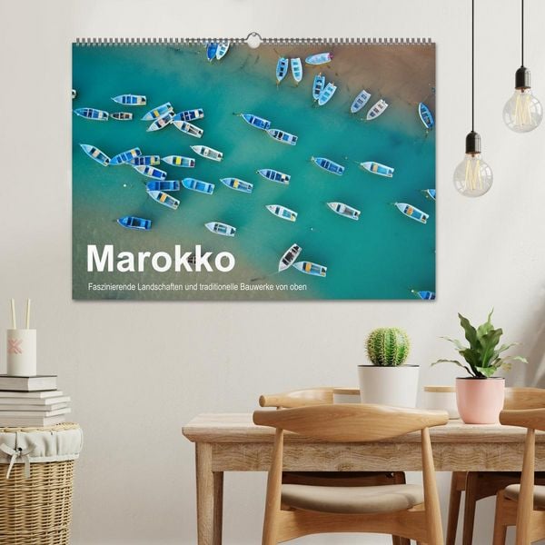 Produktbild: Marokko - Faszinierende Landschaften und traditionelle Bauwerke von oben (Wandkalender 2026 DIN A2 quer), CALVENDO Monatskalender
