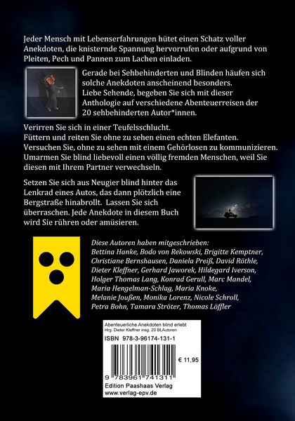 Produktbild: Abenteuerliche Anekdoten blind erlebt