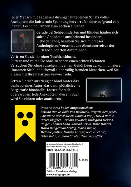 Produktbild: Abenteuerliche Anekdoten blind erlebt