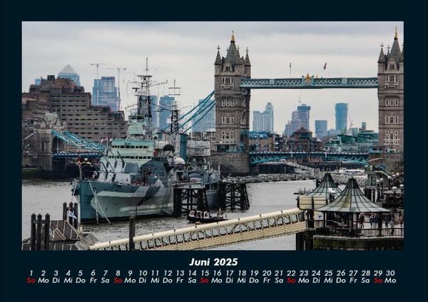 Produktbild: London 2025 Fotokalender DIN A4