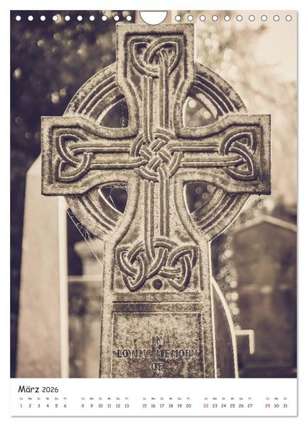 Produktbild: Dean Cemetery - Historischer Friedhof Edinburgh (Wandkalender 2026 DIN A4 hoch), CALVENDO Monatskalender