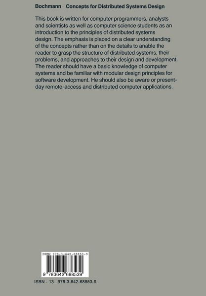 Produktbild: Concepts for Distributed Systems Design