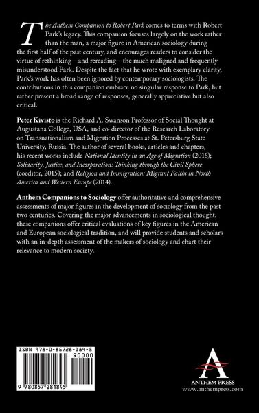 Produktbild: The Anthem Companion to Robert Park