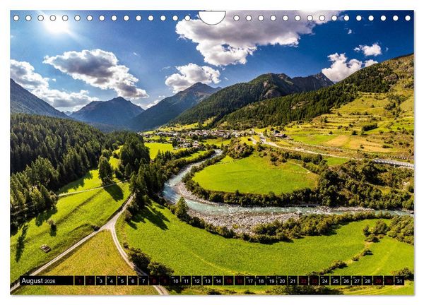 Produktbild: Schweiz - Engadin und Bergell (Wandkalender 2026 DIN A4 quer), CALVENDO Monatskalender