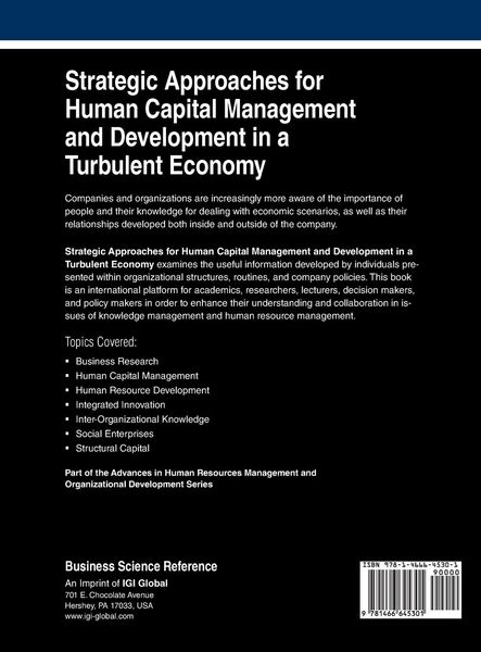 Produktbild: Strategic Approaches for Human Capital Management and Development in a Turbulent Economy