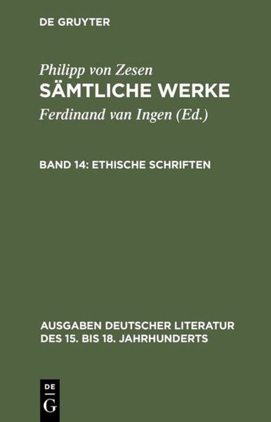 Produktbild: Ethische Schriften