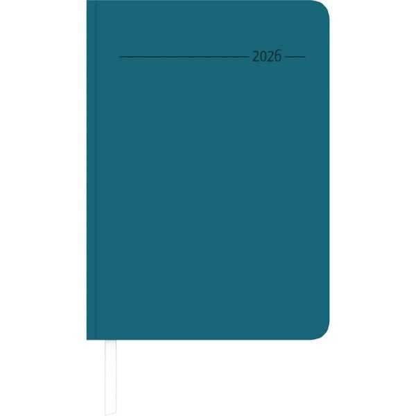 Produktbild: Wochenplaner Tucson türkis 2026 - Büro-Kalender A5 - Cheftimer - turquoise - 1 Woche 2 Seiten - 128 Seiten - Tucson-Einband - Zettler