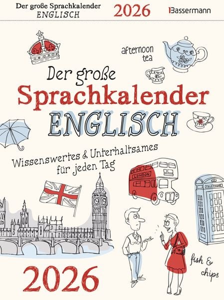 Produktbild: Der große Sprachkalender Englisch 2026