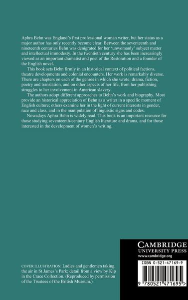 Produktbild: Aphra Behn Studies