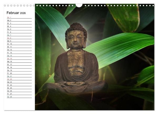Produktbild: Buddha (Wandkalender 2026 DIN A3 quer), CALVENDO Monatskalender