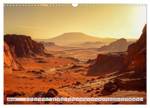 Produktbild: Kosmische Landschaften - Jenseits der Erde (Wandkalender 2026 DIN A3 quer), CALVENDO Monatskalender