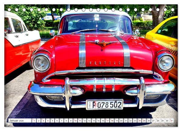 Produktbild: PONTIAC '55 (Tischkalender 2026 DIN A5 quer), CALVENDO Monatskalender