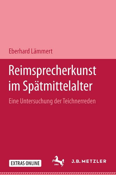 Produktbild: Reimsprecherkunst im Sp&auml;tmittelalter