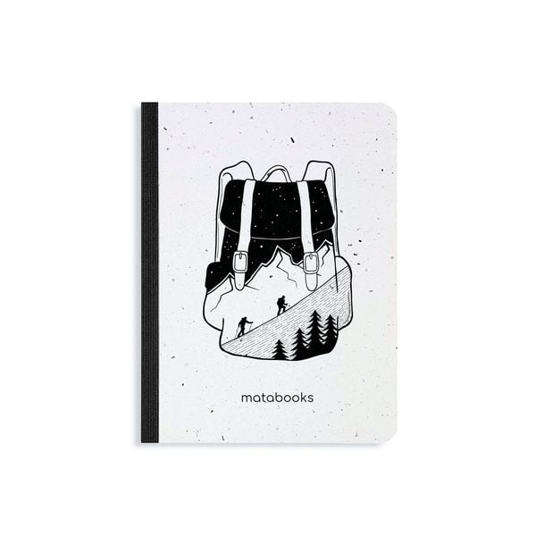 Produktbild: matabooks - Nachhaltige Notizb&uuml;cher A6 Samenbuch "Backpack"