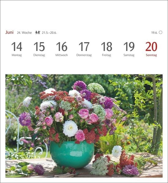 Produktbild: Blumenpracht Postkartenkalender 2027 - Wochenkalender mit 53 Postkarten