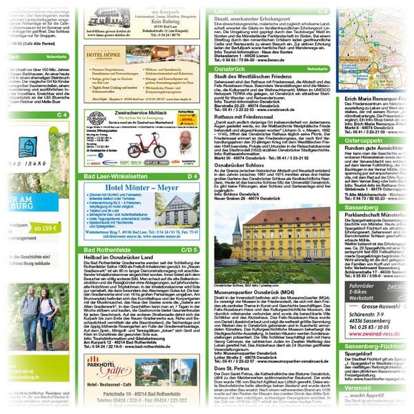 Produktbild: Bad Iburg - Bad Laer - Bad Rothenfelde - Bad Essen, Sassenberg - Warendorf 1:50 000