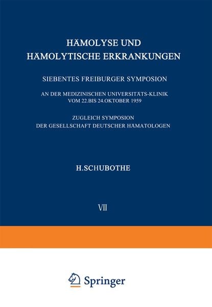 Produktbild: H&auml;molyse und H&auml;molytische Erkrankungen