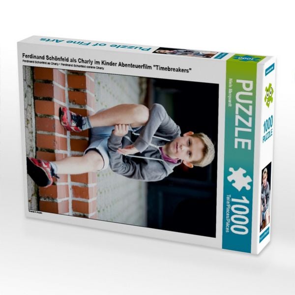 "CALVENDO Puzzle Ferdinand Schönfeld als Charly im Kinder Abenteuerfilm ""Timebreakers"" | 1000 Teile Lege-Größe 64 × 48 cm Foto-Puzzle für glückliche Stunden"