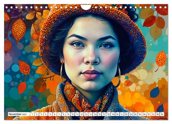 Produktbild: Daphne&rsquo;s Habitats, the Graphic Worlds of a Digital Muse (Wall Calendar 2027 DIN A4 landscape), CALVENDO 12 Month Wall Calendar