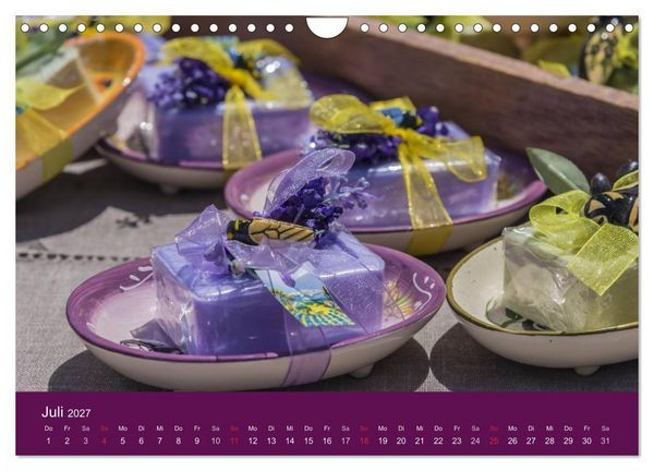 Produktbild: March&eacute; Provencal - M&auml;rkte der Provence (Wandkalender 2027 DIN A4 quer), CALVENDO Monatskalender