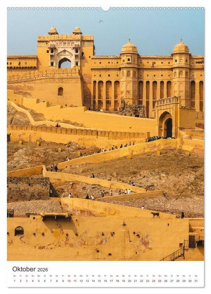 Produktbild: Indien - Das wundersch&ouml;ne Land in Asien. (hochwertiger Premium Wandkalender 2026 DIN A2 hoch), Kunstdruck in Hochglanz
