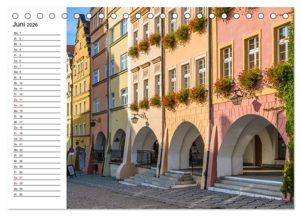 Produktbild: HIRSCHBERG Impressionen aus Jelenia G&oacute;ra und Umgebung (Tischkalender 2026 DIN A5 quer), CALVENDO Monatskalender