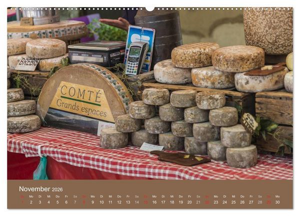 Produktbild: March&eacute; Provencal - M&auml;rkte der Provence (hochwertiger Premium Wandkalender 2026 DIN A2 quer), Kunstdruck in Hochglanz