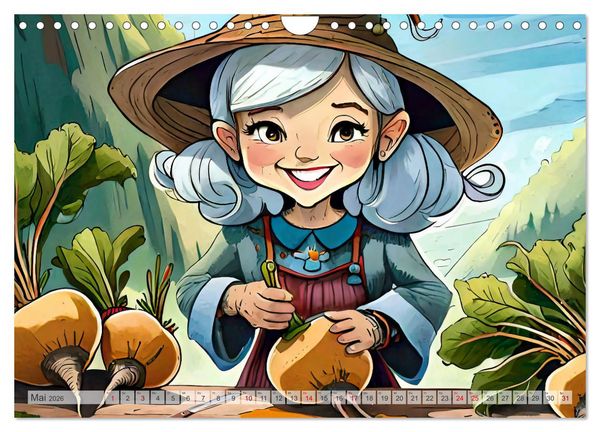 Produktbild: Kinderlieder - In Bildern (Wandkalender 2026 DIN A4 quer), CALVENDO Monatskalender