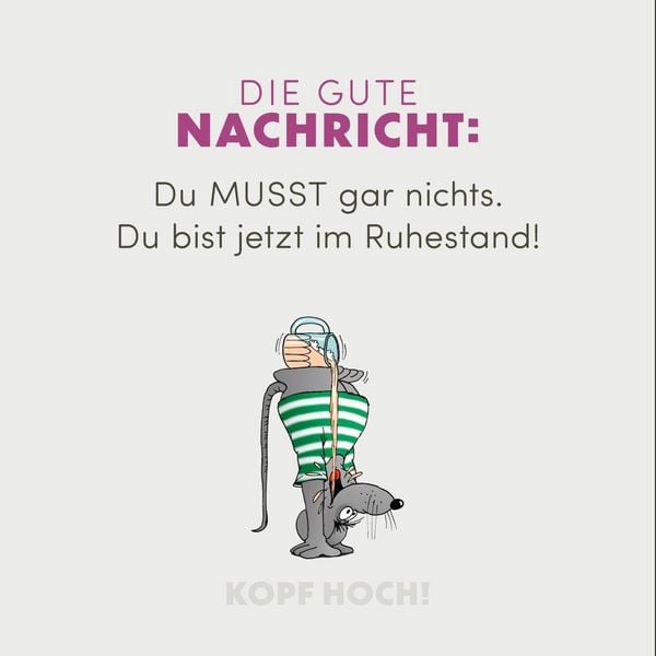 Produktbild: Kopf hoch! Schwarzer Humor f&uuml;r den Ruhestand