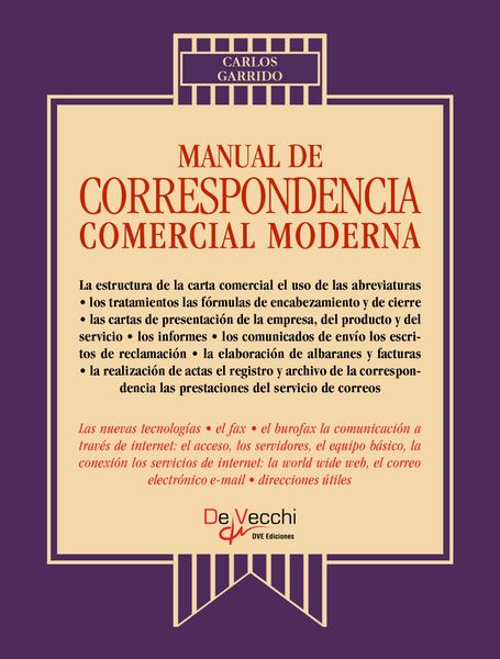 Produktbild: Manual de correspondencia comercial moderna