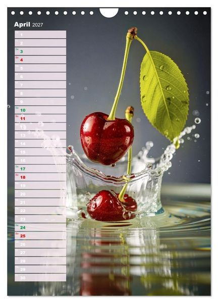 Produktbild: Erfrischendes Obst (Wandkalender 2027 DIN A4 hoch), CALVENDO Monatskalender